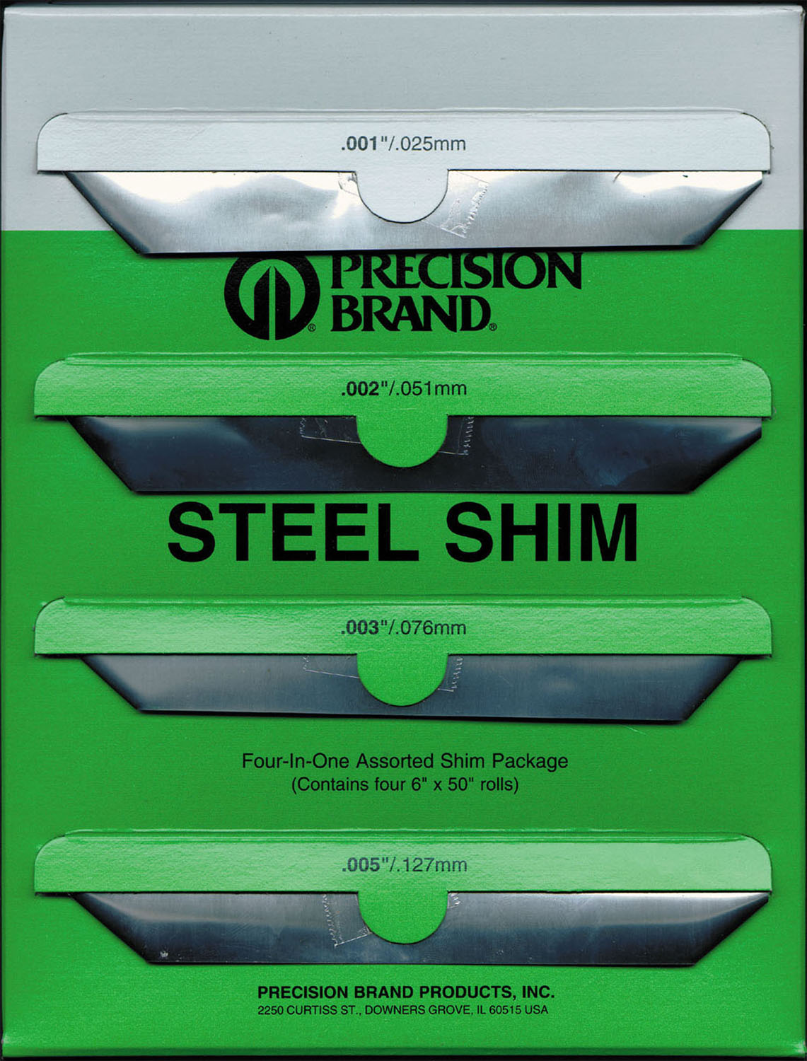 Precision Brand 16155 Steel Shim 16A1X 6 X 100 .0015 