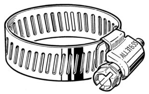 316 stainless hose clamp